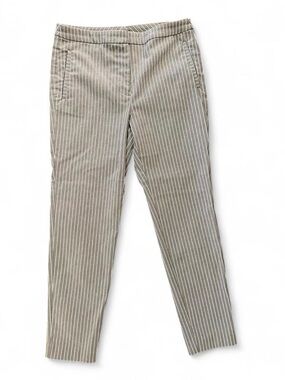 Women's Pinstripe Trousers - Tailored Slim Fit